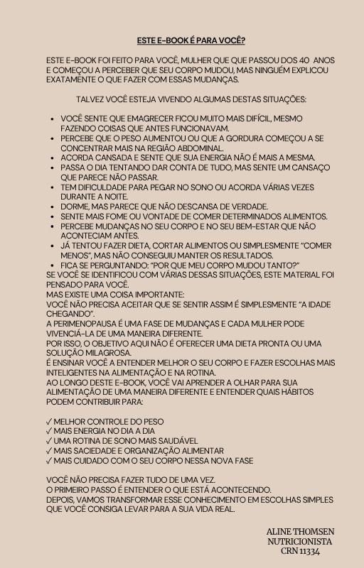 Página do ebook: Este e-book é para você?